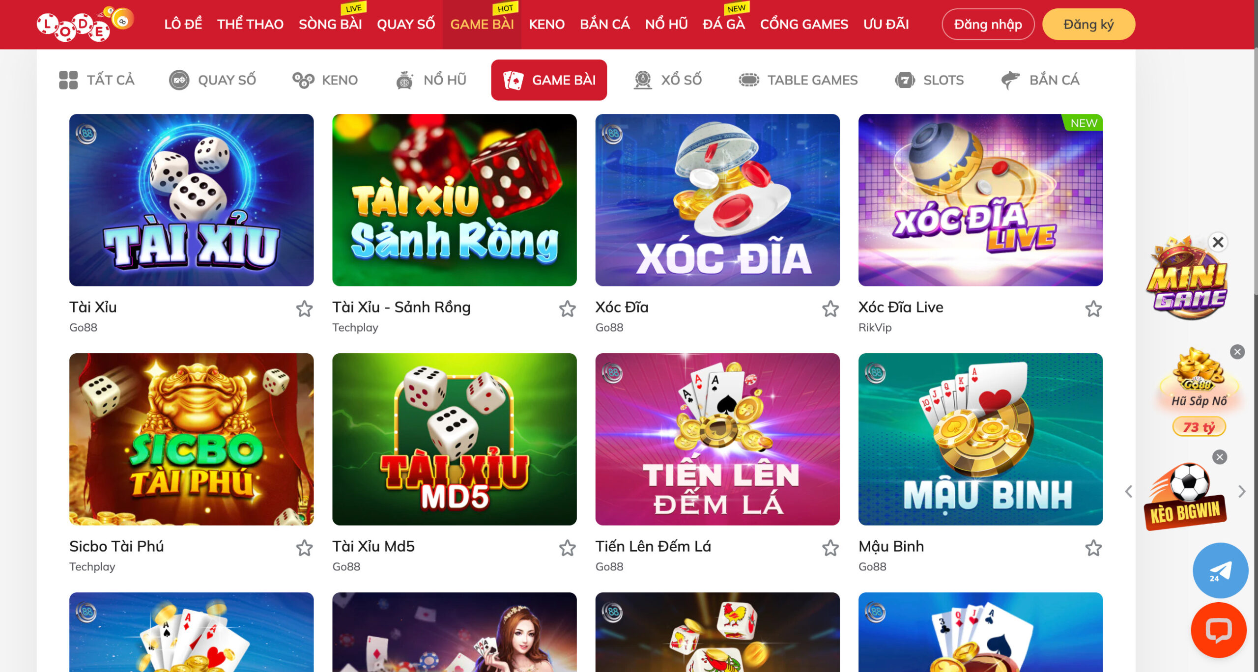 Lode88 - Khám phá không gian giải trí đẳng cấp và hấp dẫn Sảnh game luôn được đầu tư chỉn chu tại Lode88