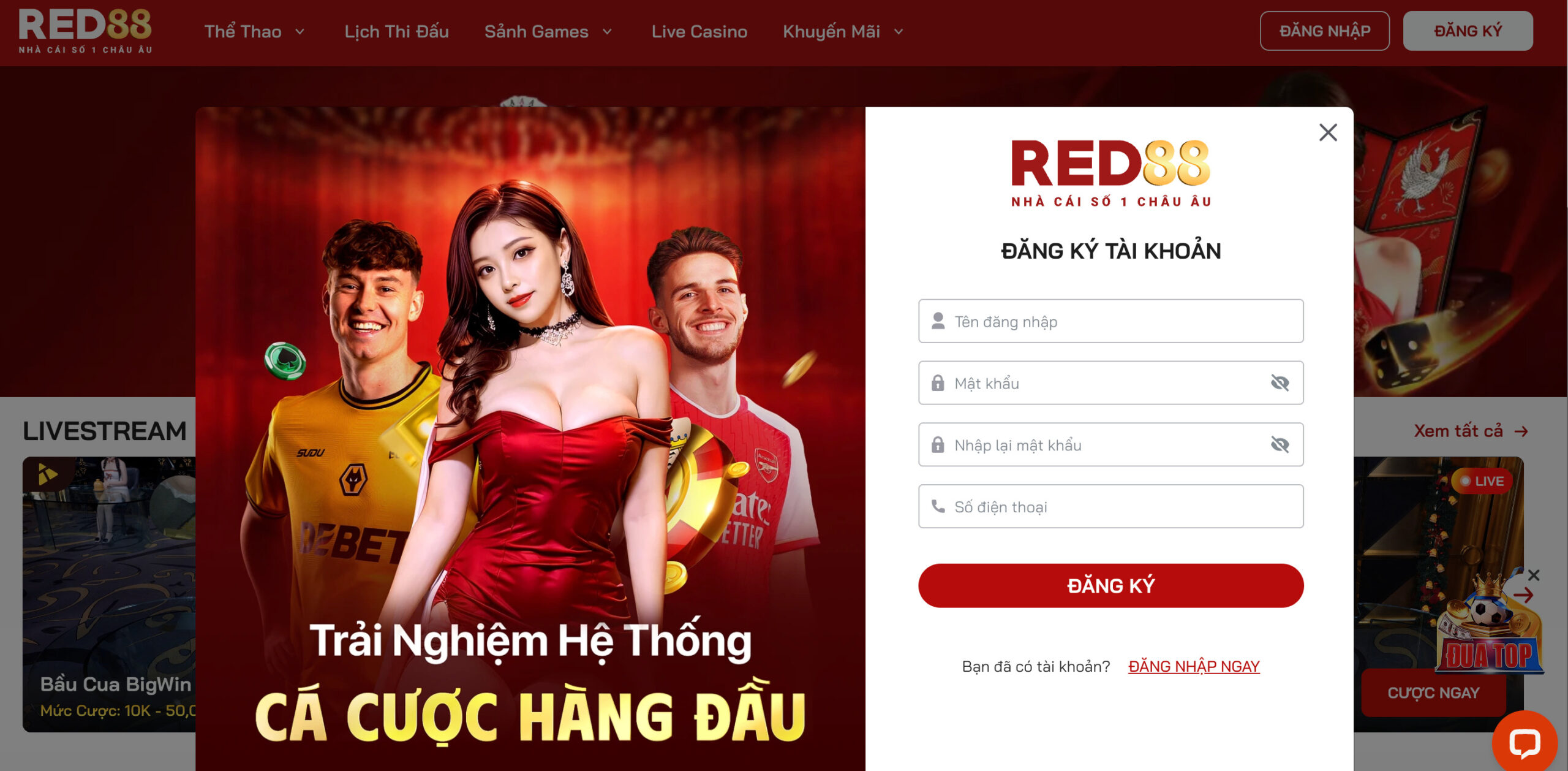 Red88 - Tổng quan về sân chơi cá cược hot nhất 2025 Đăng ký chơi tại Red88 chỉ qua vài thao tác
